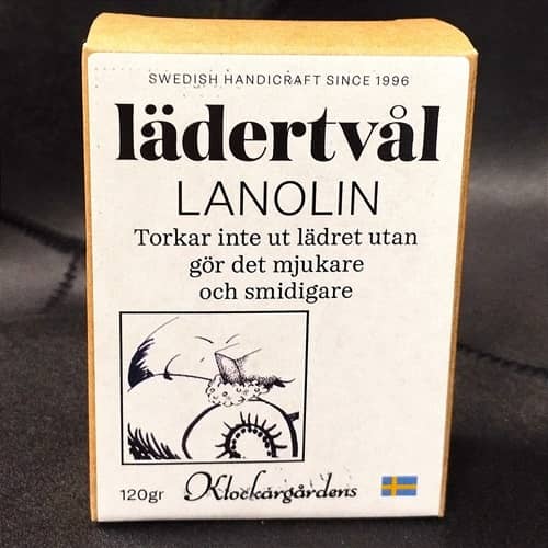 Lädertvål - lädertvätt, Klockargårdens