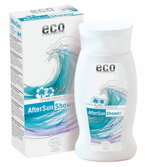 Eco Cosmetics after sun flaska och förpackning