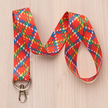 Nyckelband Lägga röd