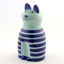 Lisa Larson (Tripp Trapp Trull 1968) Cat Trull with Blue Stripes 26 cm