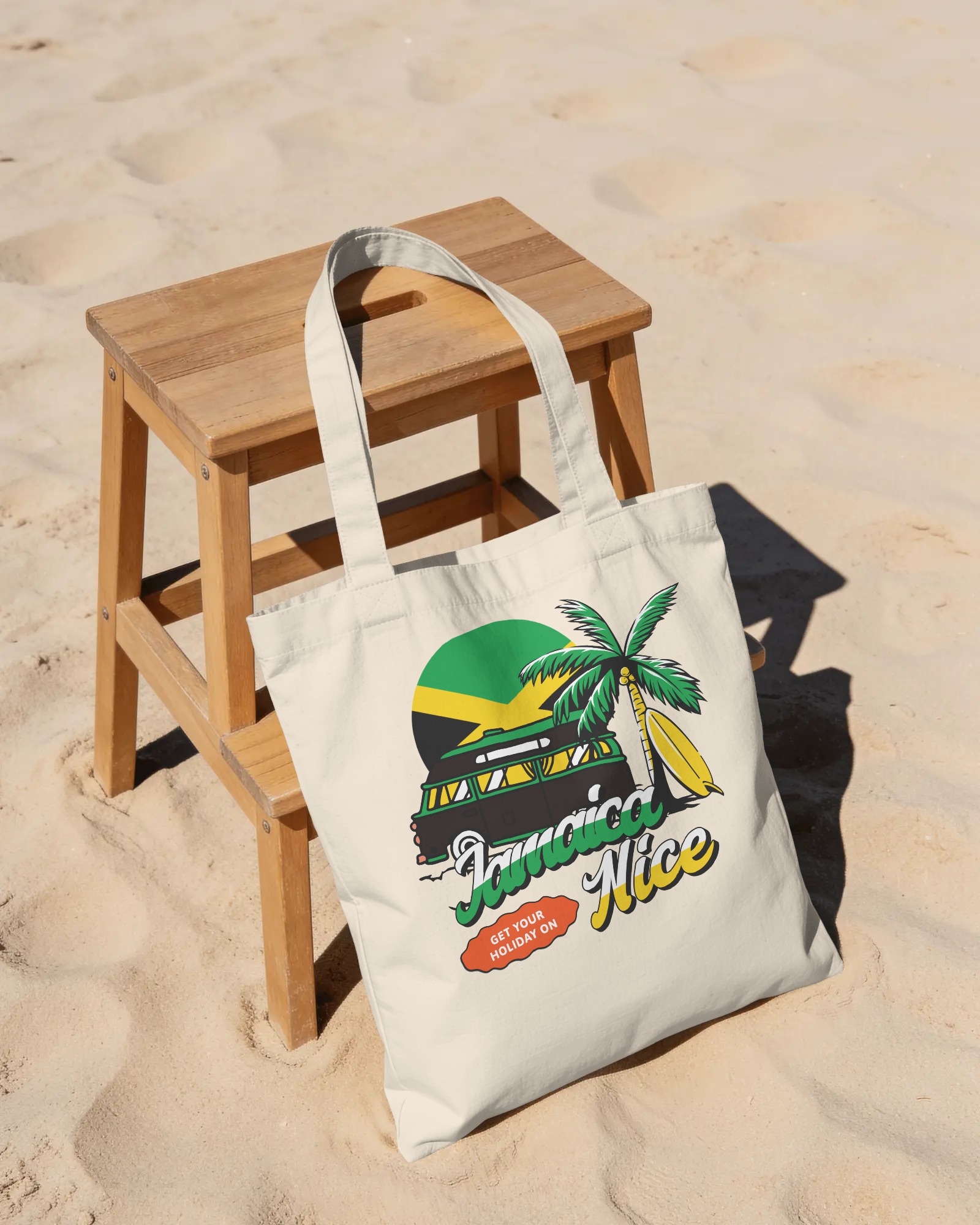 Jamaica Nice Tote Bag Natural
