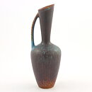 Gunnar Nylund (AXQ 1957) Brown/Turquoise Handle Vase 23 cm