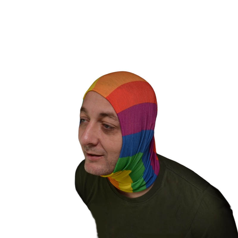 Schlauchschal Regenbogenfarben - 6
