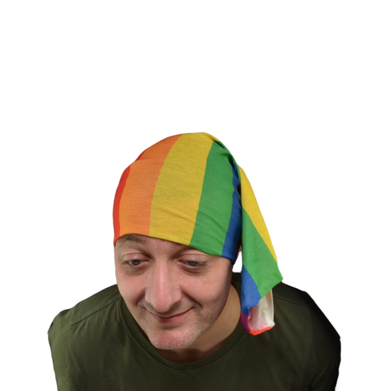 Schlauchschal Regenbogenfarben - 4