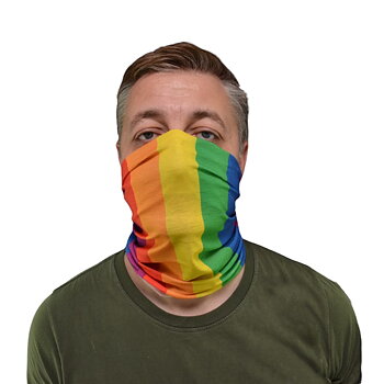 Schlauchschal Regenbogenfarben
