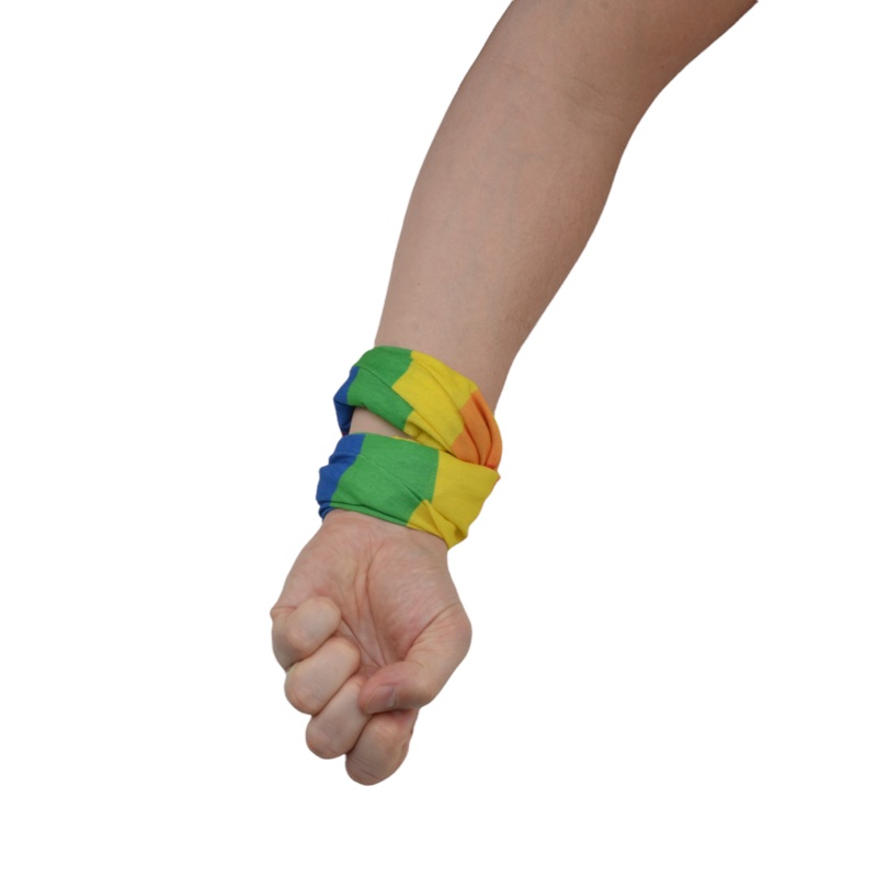 Schlauchschal Regenbogenfarben - 7