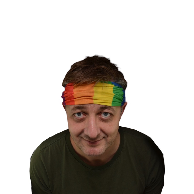 Schlauchschal Regenbogenfarben - 5