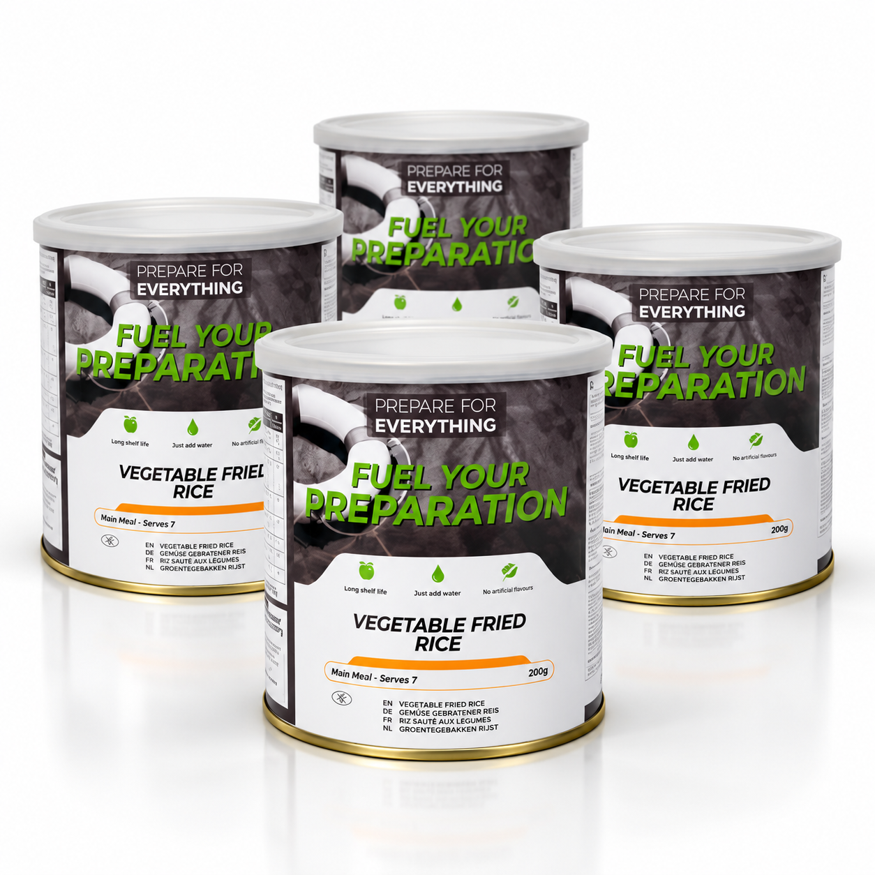 Fuel Your Preparation | Freeze-dried food | Vegetarian | Food ration | 3640g