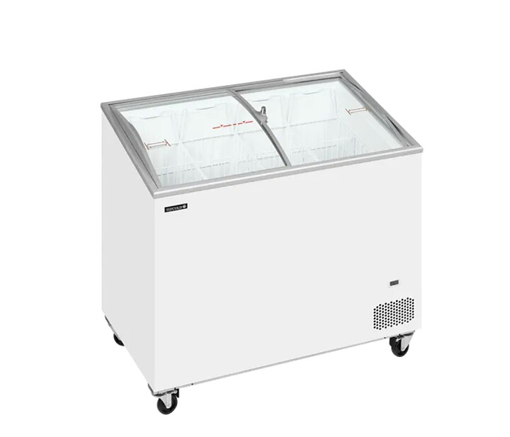 Frysbox IC301SCEB, välvda lock, 264 liter