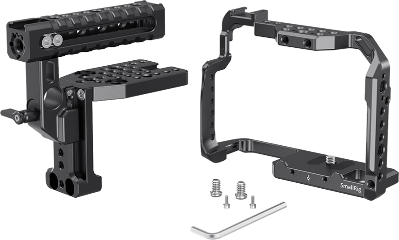 SmallRig Cage with Helmet Kit for Panasonic Lumix GH5/GH5S/DMW-XLR1 2649 - 2