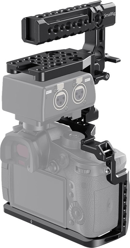 SmallRig Cage with Helmet Kit for Panasonic Lumix GH5/GH5S/DMW-XLR1 2649 - 5