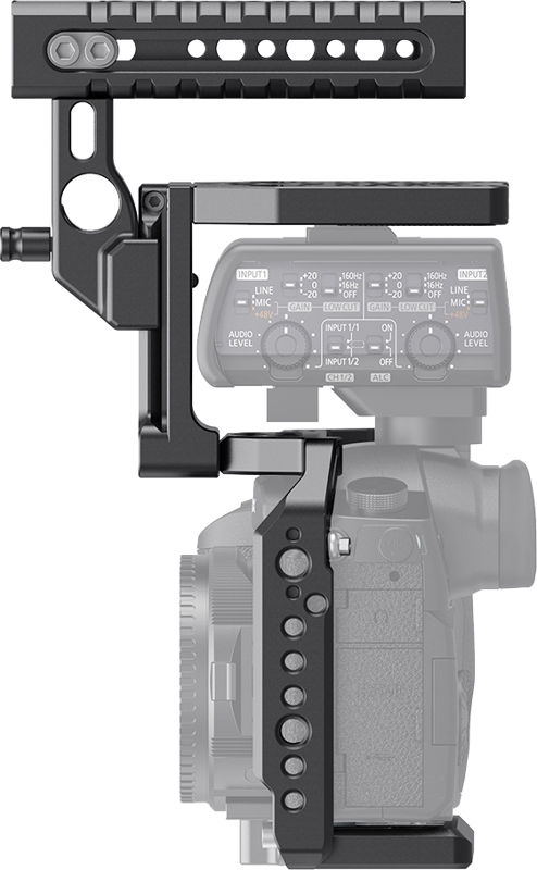 SmallRig Cage with Helmet Kit for Panasonic Lumix GH5/GH5S/DMW-XLR1 2649 - 4