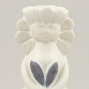 Lisa Larson (1982) Candleholder Girl Lina with Blue Flowers 14 cm
