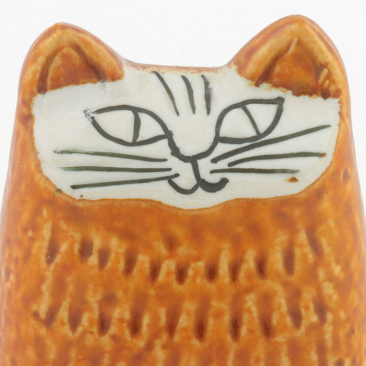 リサラーソン ネコ Liten Katt オレンジ　1965年  10cm