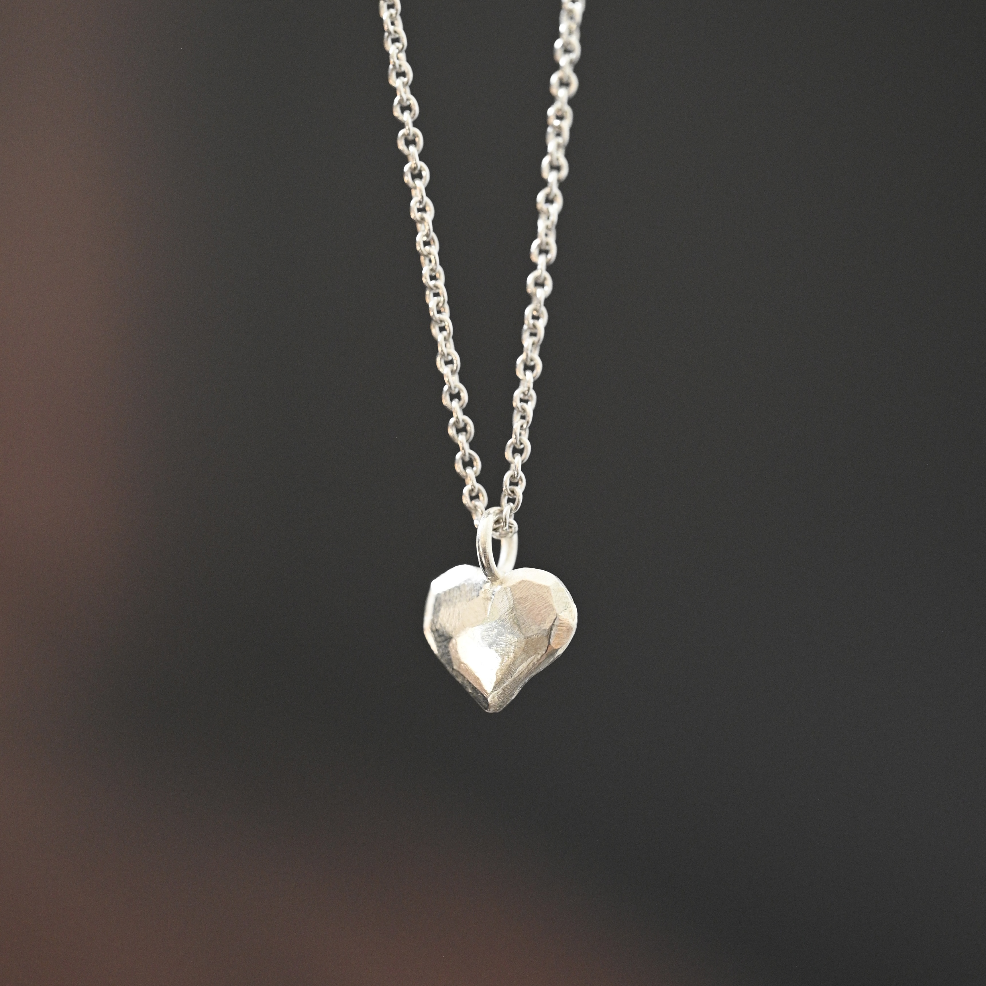 Hänge Älskad hjärta 12 mm silver 