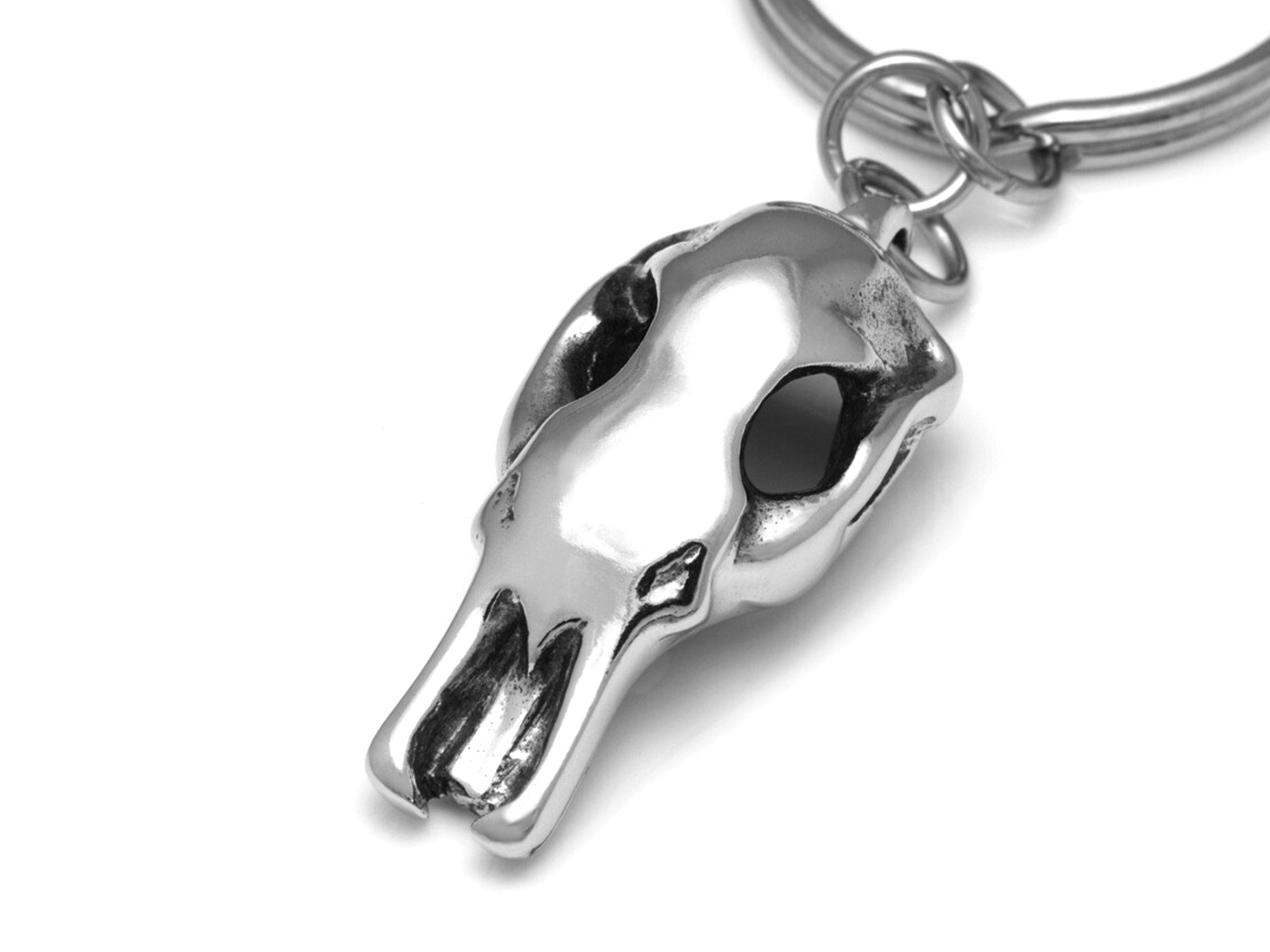 Näbbdjursskalle Nyckelring, Näbbdjur Accessoar, Djurskalle Nyckelhållare i Tenn och Stål - 3