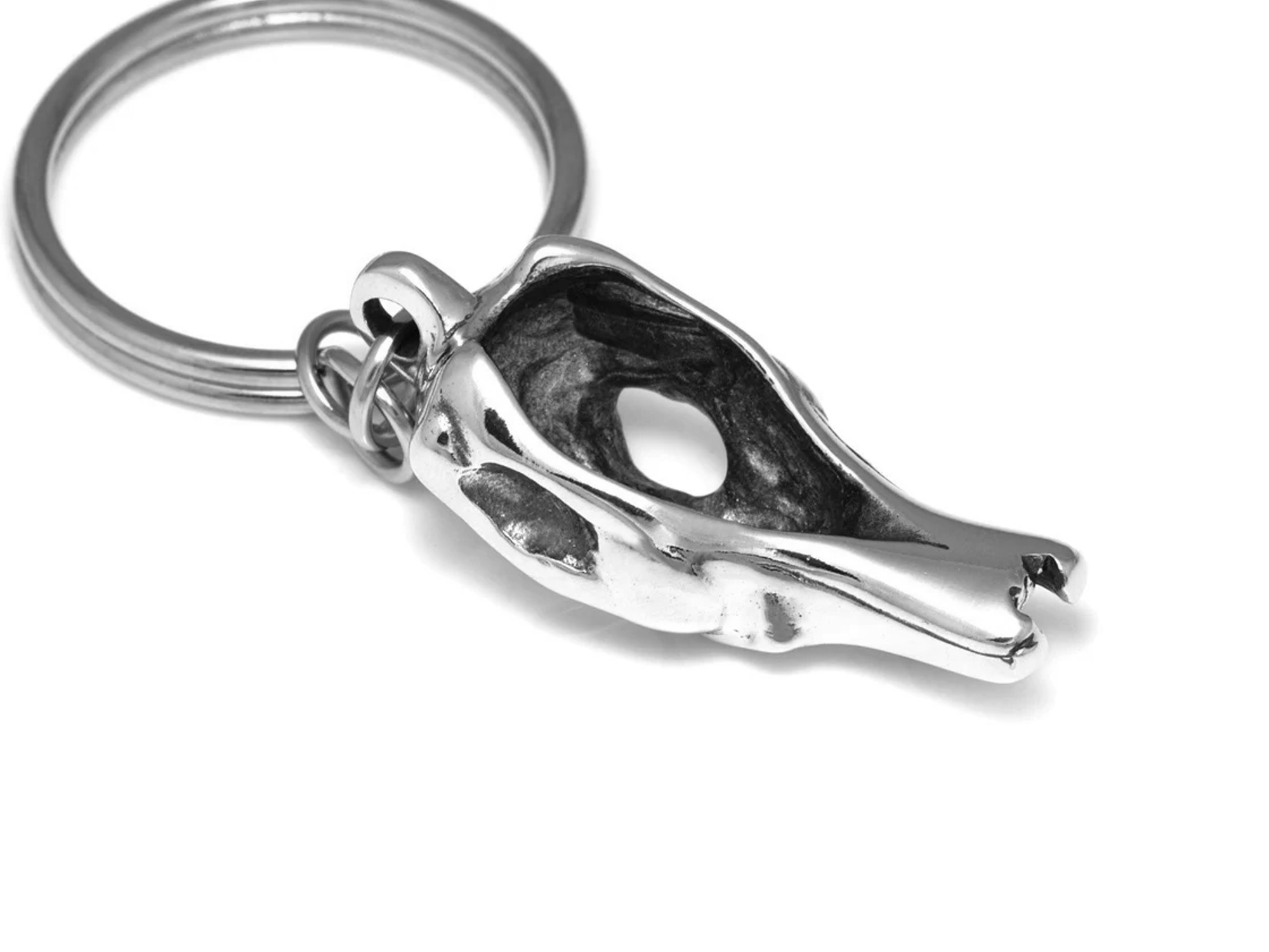 Näbbdjursskalle Nyckelring, Näbbdjur Accessoar, Djurskalle Nyckelhållare i Tenn och Stål - 4