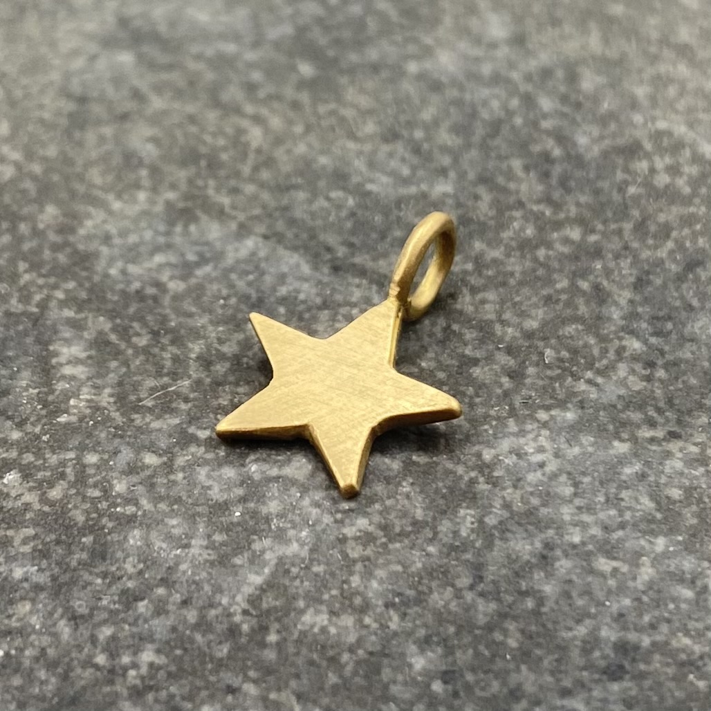 Hänge Älskad stjärna 9 mm guld 18 karat - 3