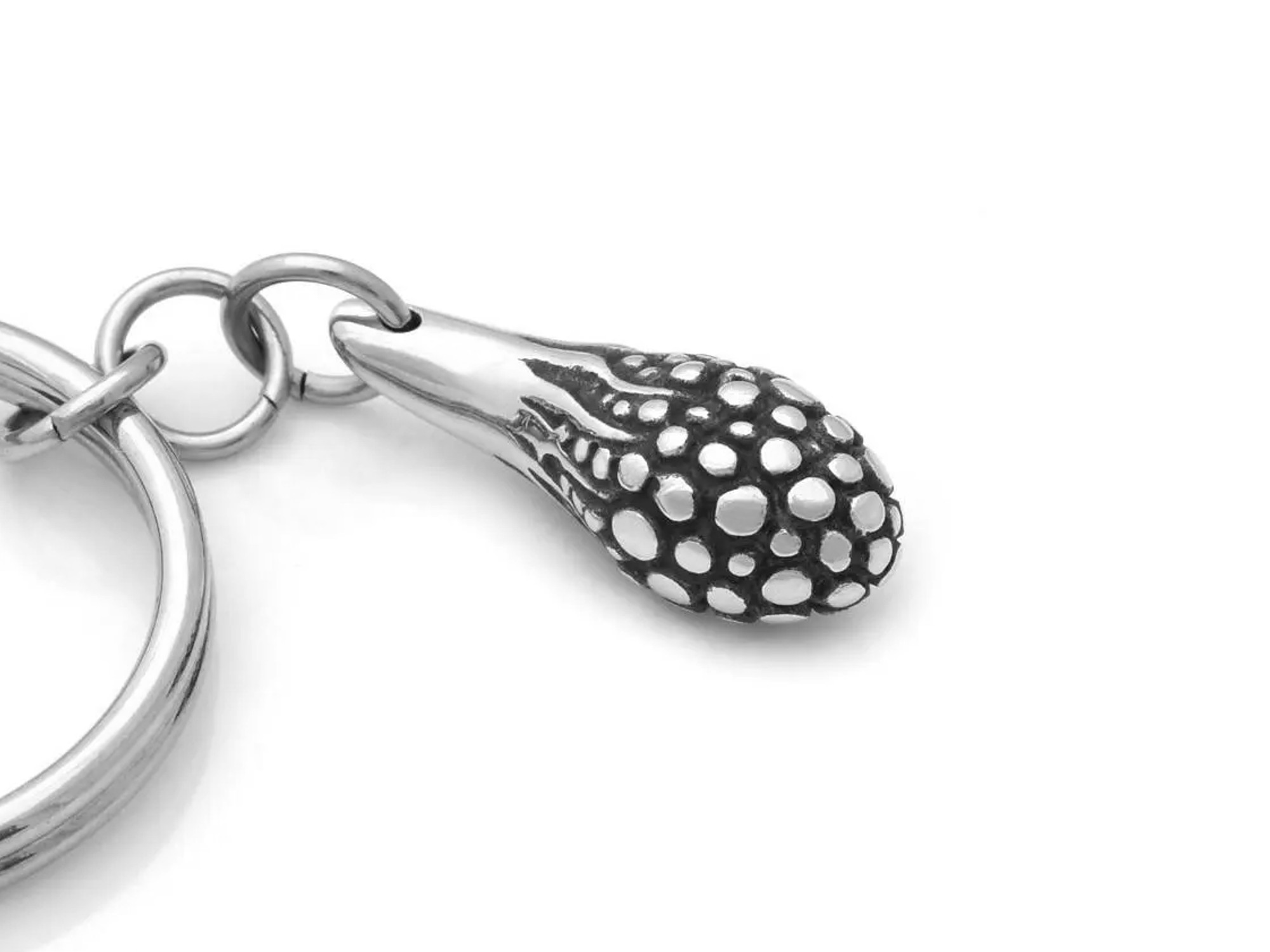 Äggstock Nyckelring, Kvinnlig Fertilitet Accessoar, Anatomi Nyckelhållare i Tenn och Stål - 3