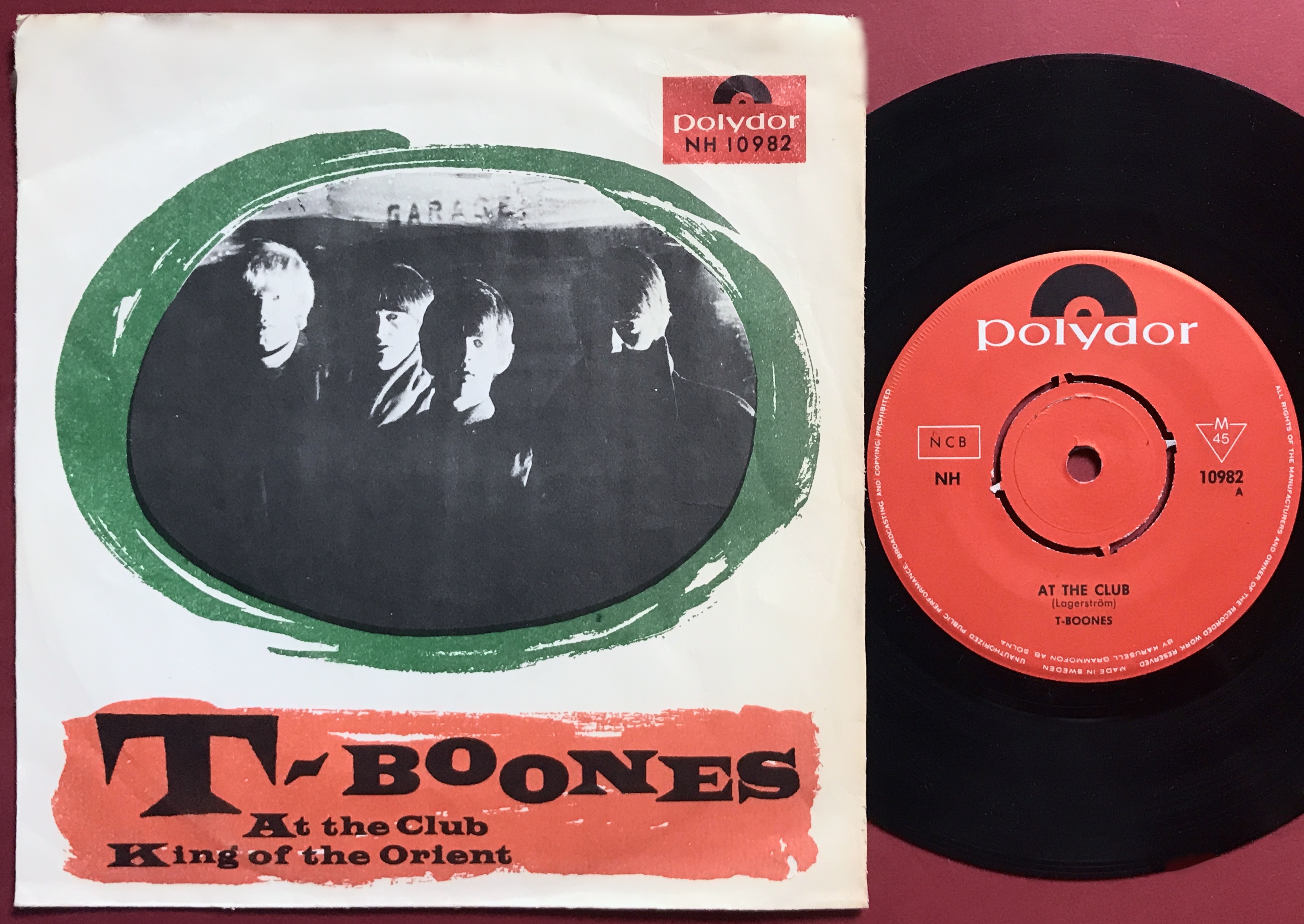 T-BOONES - At the club / King of the Orient Swe PS 1965