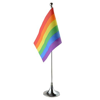 Pride Flag Tischfahne