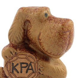 Lisa Larson (1976) Knightly KPA Dog  12 cm