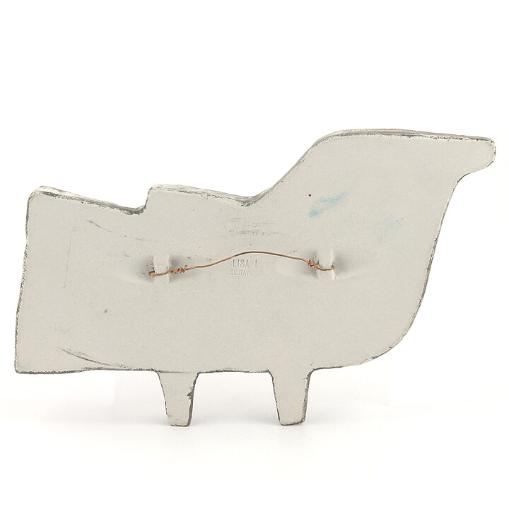 Lisa Larson (Väggplattor 1963) Enchanting Forward-Looking Bird 28 cm