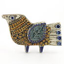 Lisa Larson (Väggplattor 1963) Enchanting Forward-Looking Bird 28 cm