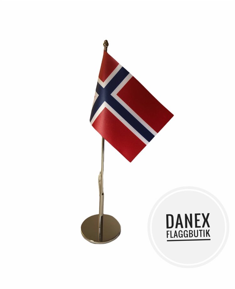 Bordsflagga Norge med fri frakt