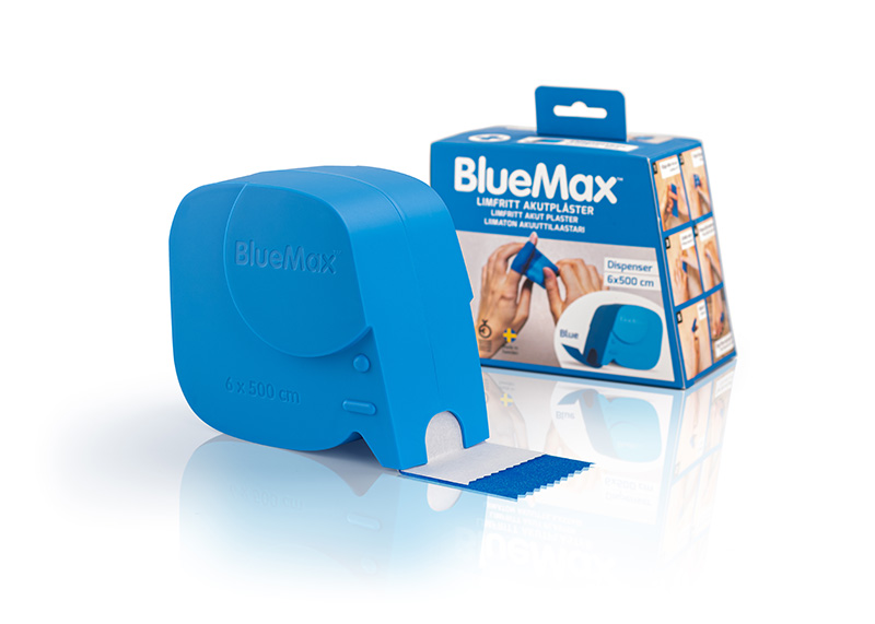 BLUEMAX Dispenser Superplåster 6 cm x 500 cm