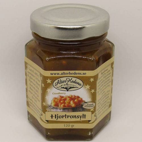 AlterHedens, Hjortronsylt, 120g, 15st/låda