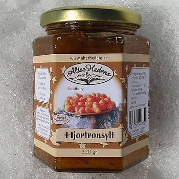 Hjortronsylt, AlterHedens , 320g, 12st/låda