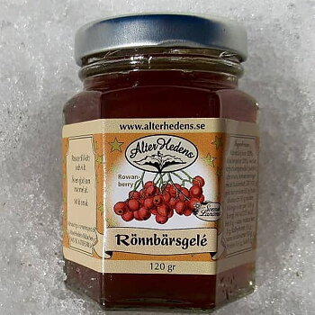 AlterHedens Rönnbärsgele,  120g, 15st/låda