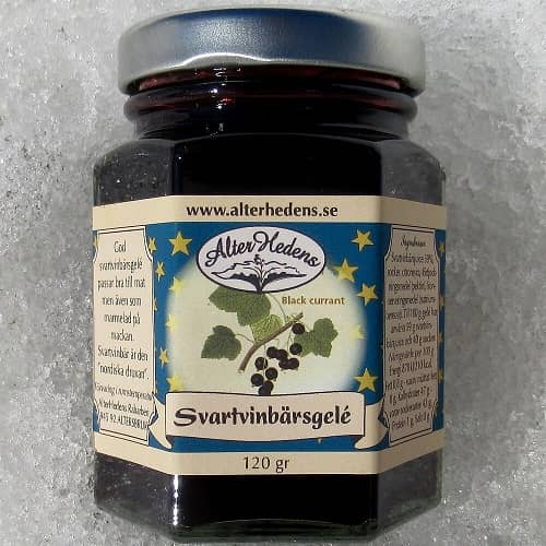 AlterHedens Svartvinbärsgele,  120g, 15st/låda