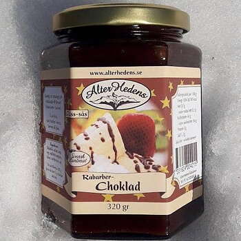 AlterHedens RabarberChoklad,  320g, 12st/låda