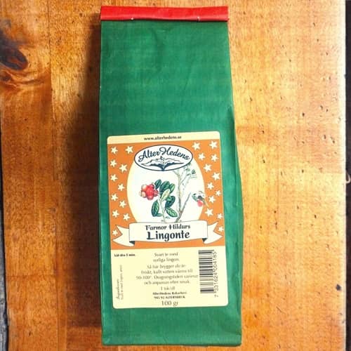 AlterHedens Lingonte,  100 g, 12st/låda