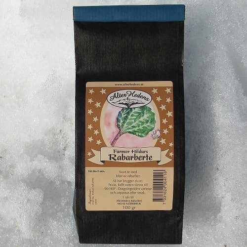 AlterHedens Rabarberte,  100g, 12st/låda - 2