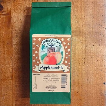 AlterHedens Äpplekanel-te,  100g, 12st/låda
