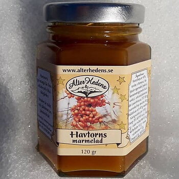 Havtornsmarmelad, AlterHedens, 120g, 15st/låda