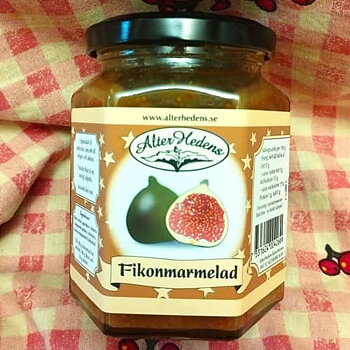 AlterHedens Fikonmarmelad,  320g, 12st/låda