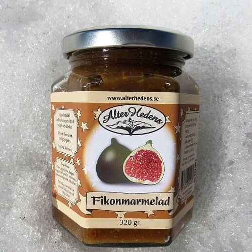 AlterHedens Fikonmarmelad,  320g, 12st/låda - 2