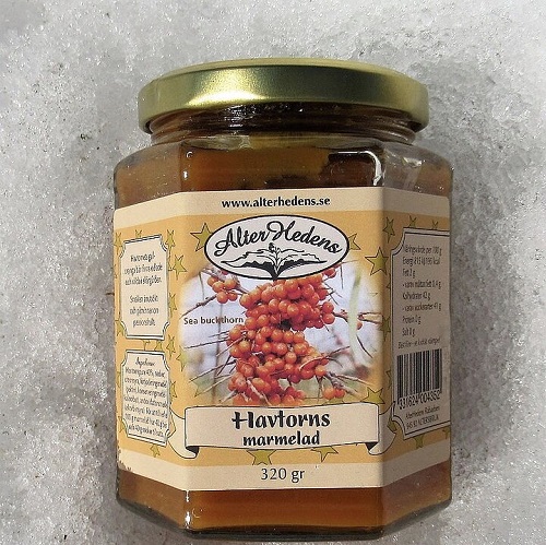 AlterHedens Havtornsmarmelad, 320g, 12st/låda - 2