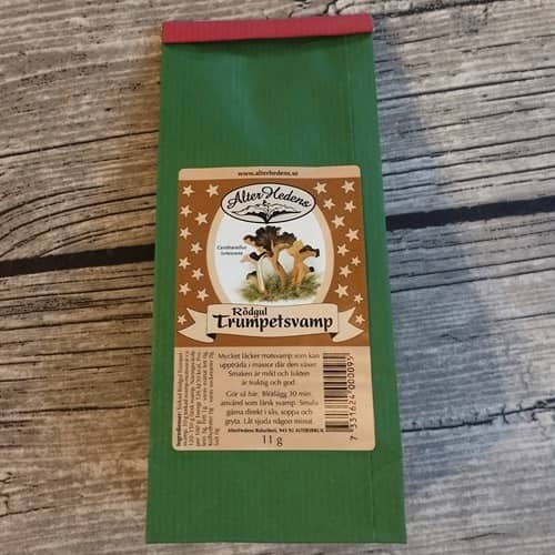 AlterHedens Rödgul trumpetsvamp, 11g, 12st/låda