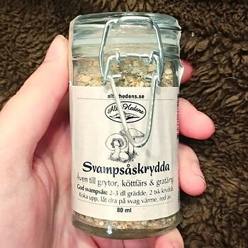 AlterHedens Svampsåskrydda, 80ml, 12st/låda