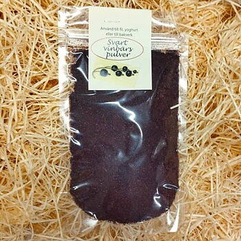 AlterHedens Svartvinbärspulver,  75g, 10st/låda