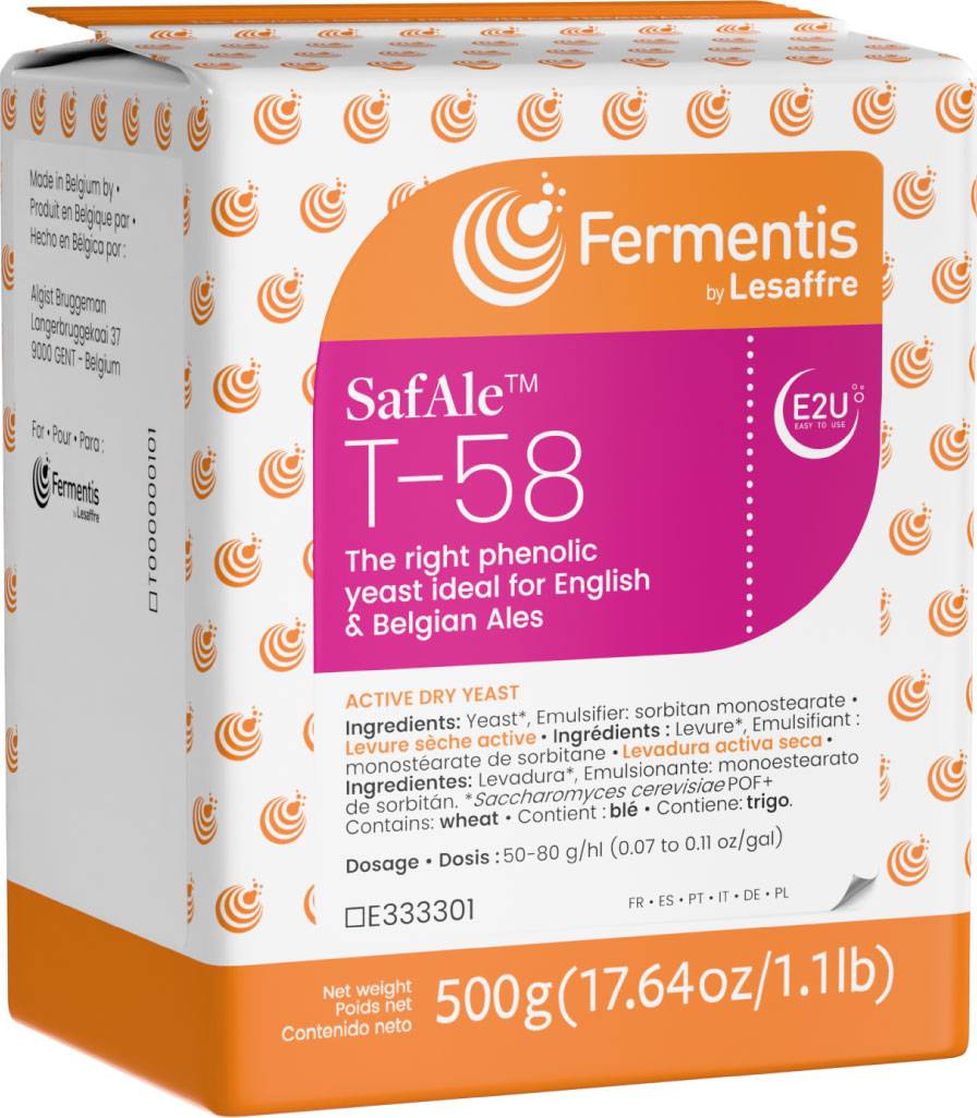 20-pack, Fermentis SafAle T-58, 500 g - 2
