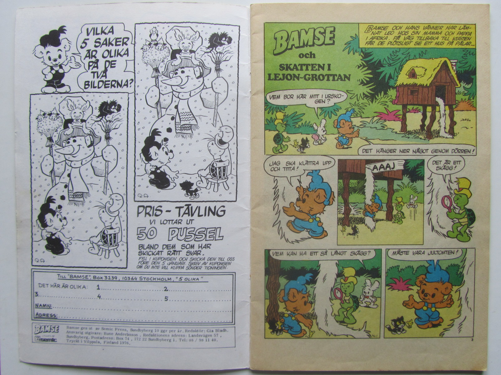 Bamse 1976 10 - 3