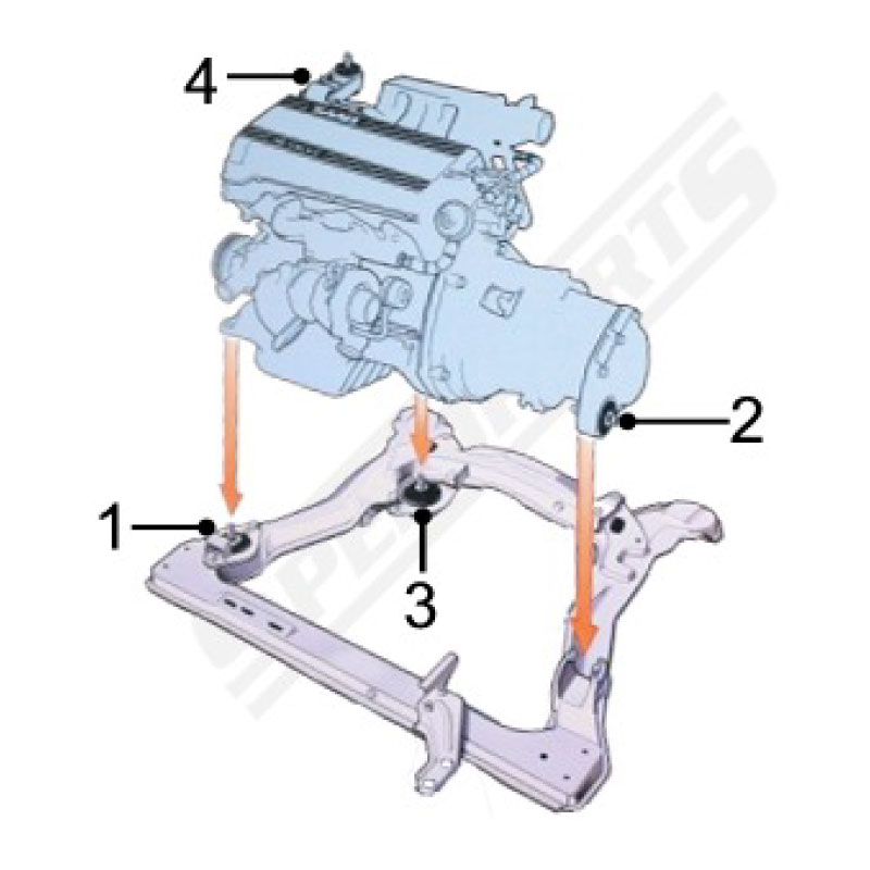 Upper engine mount Race (4) - 3