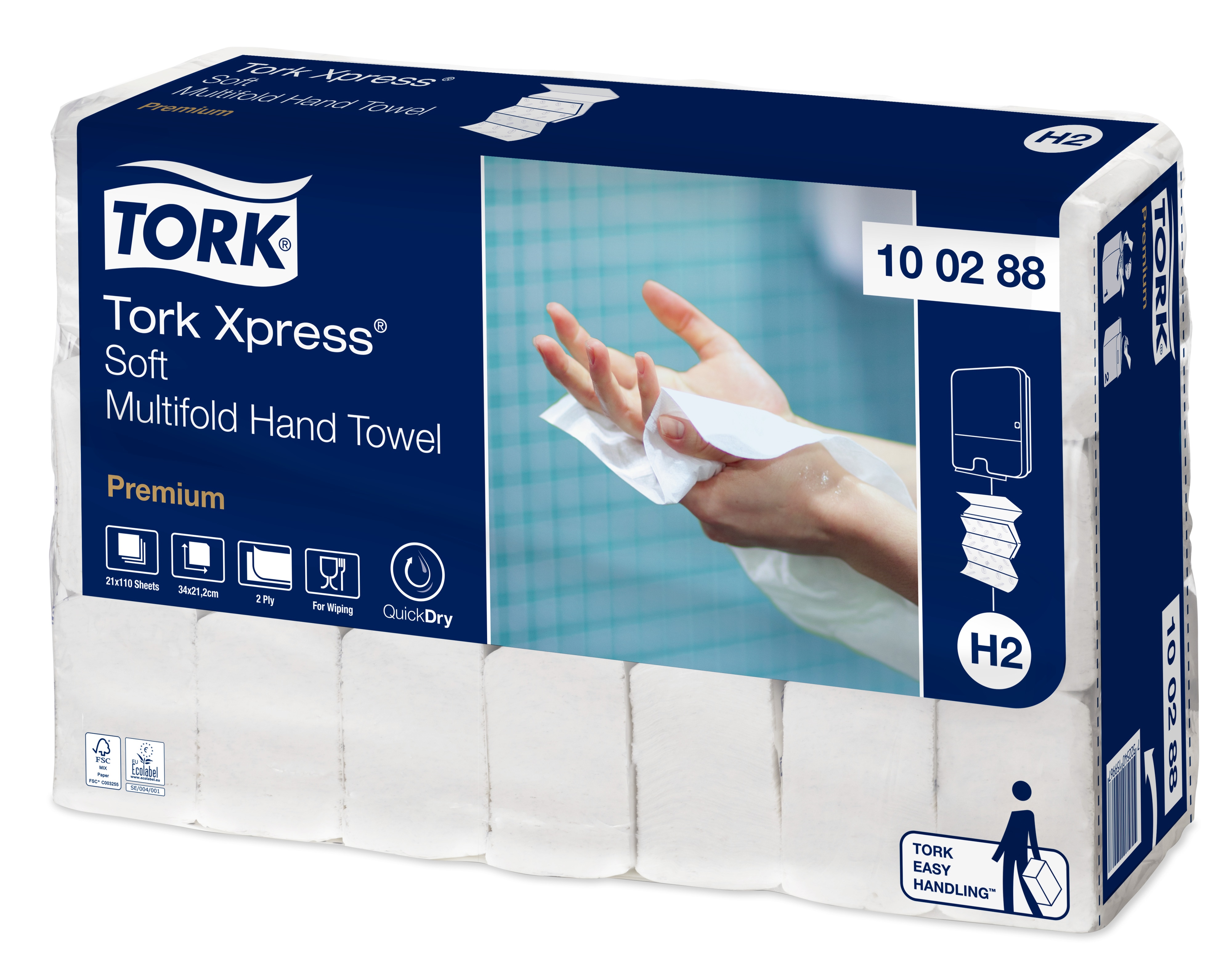Tork Xpress® Mjuk Multifold Handduk