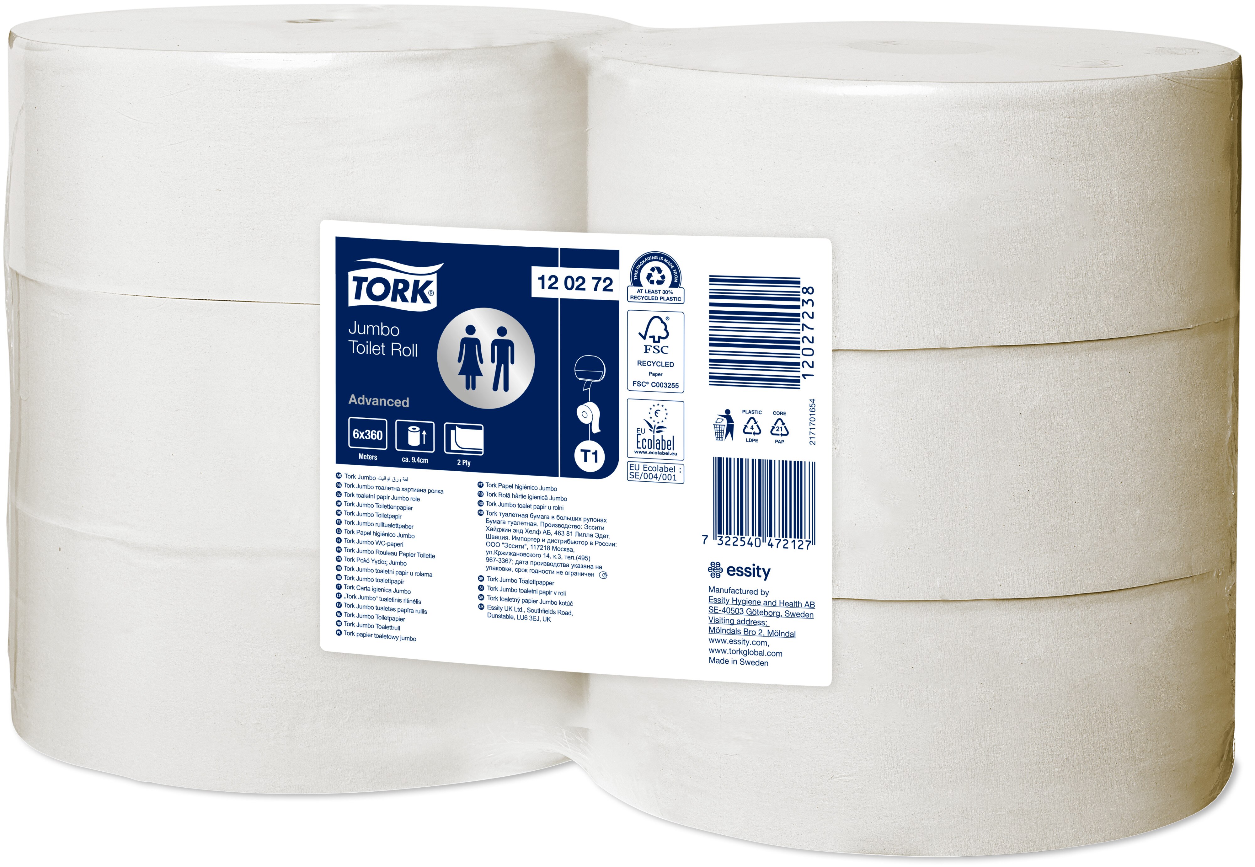 Tork Jumbo Toalettpapper Advanced